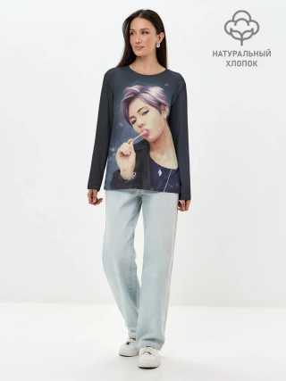 Лонгслив женский. Хлопок / Hair