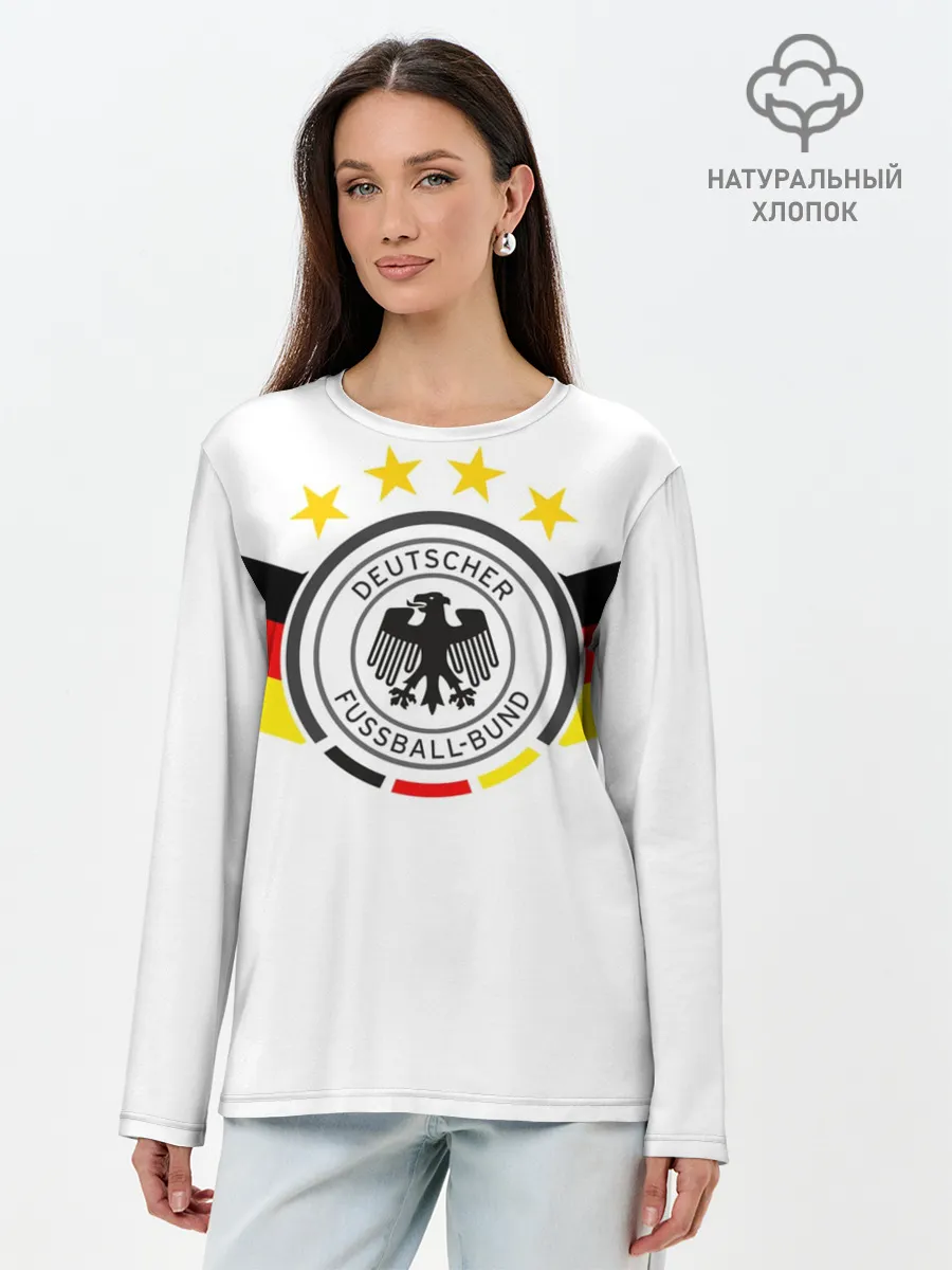 Лонгслив женский. Хлопок / Сборная Германии