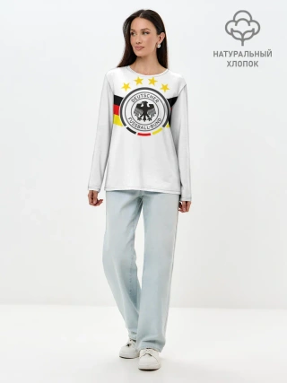 Лонгслив женский. Хлопок / Сборная Германии