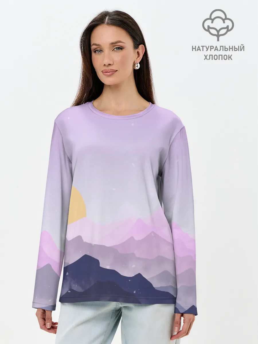 Лонгслив женский. Хлопок / Firewatch