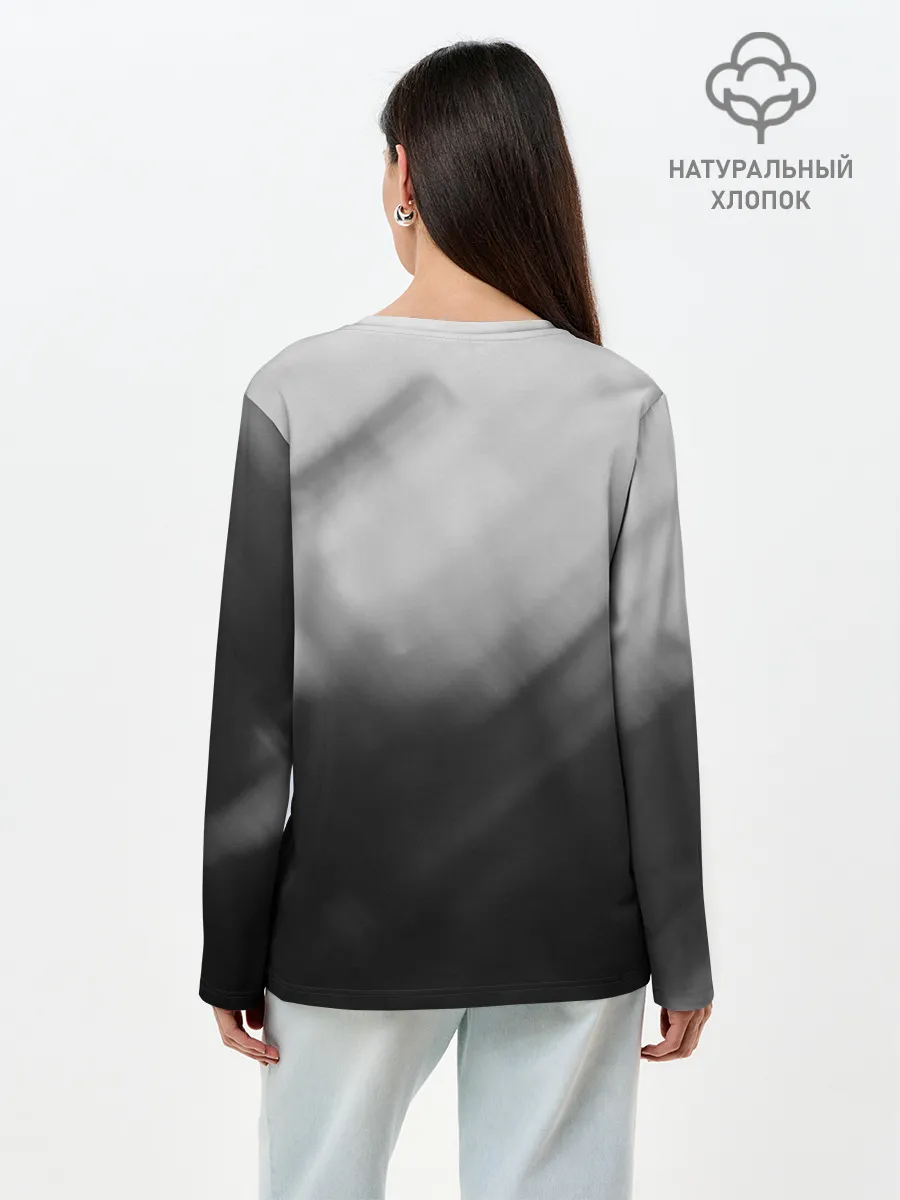 Лонгслив женский. Хлопок / CYBERPUNK 2077