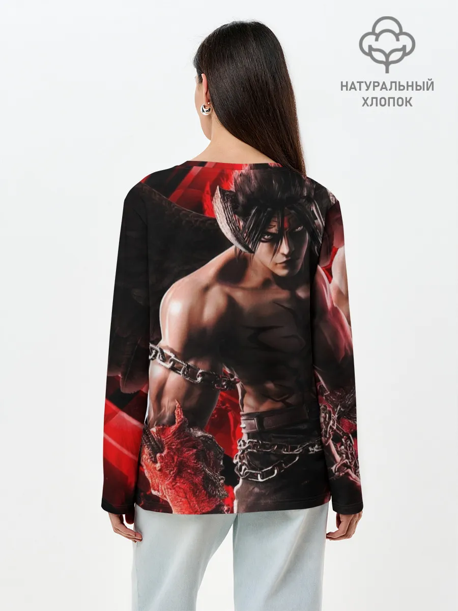 Лонгслив женский. Хлопок / Tekken