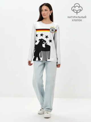 Лонгслив женский. Хлопок / Сборная Германии