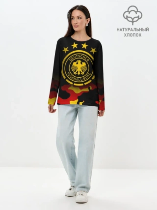 Лонгслив женский. Хлопок / Сборная Германии