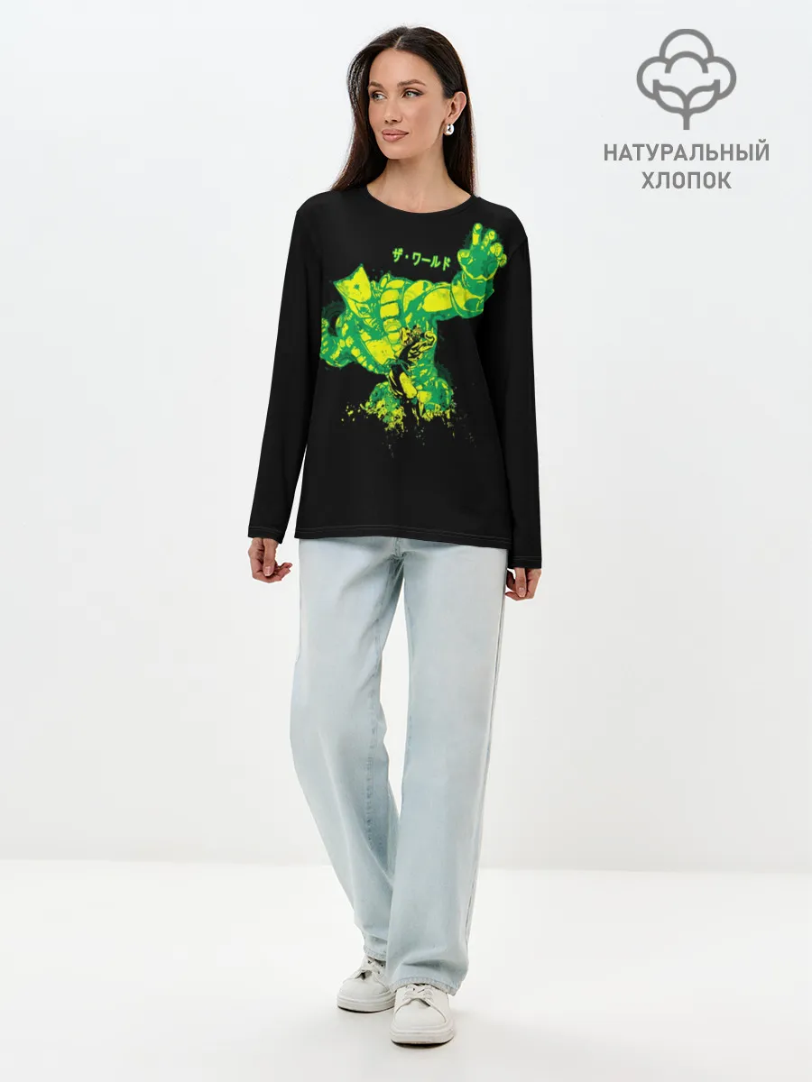 Лонгслив женский. Хлопок / JoJo Bizarre Adventure