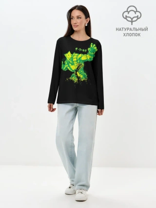 Лонгслив женский. Хлопок / JoJo Bizarre Adventure