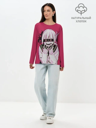 Лонгслив женский. Хлопок / SENPAI