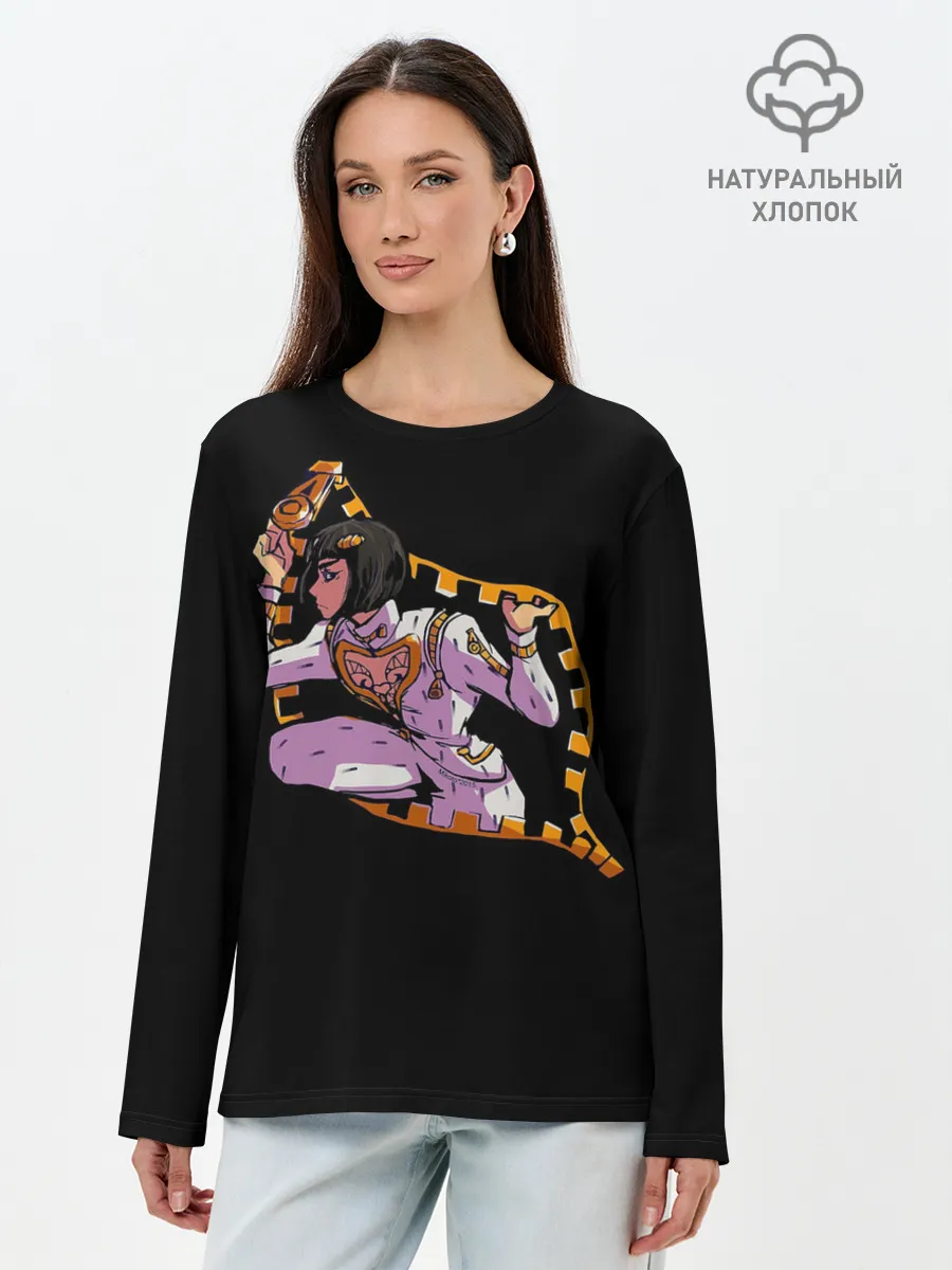 Лонгслив женский. Хлопок / JoJo Bizarre Adventure