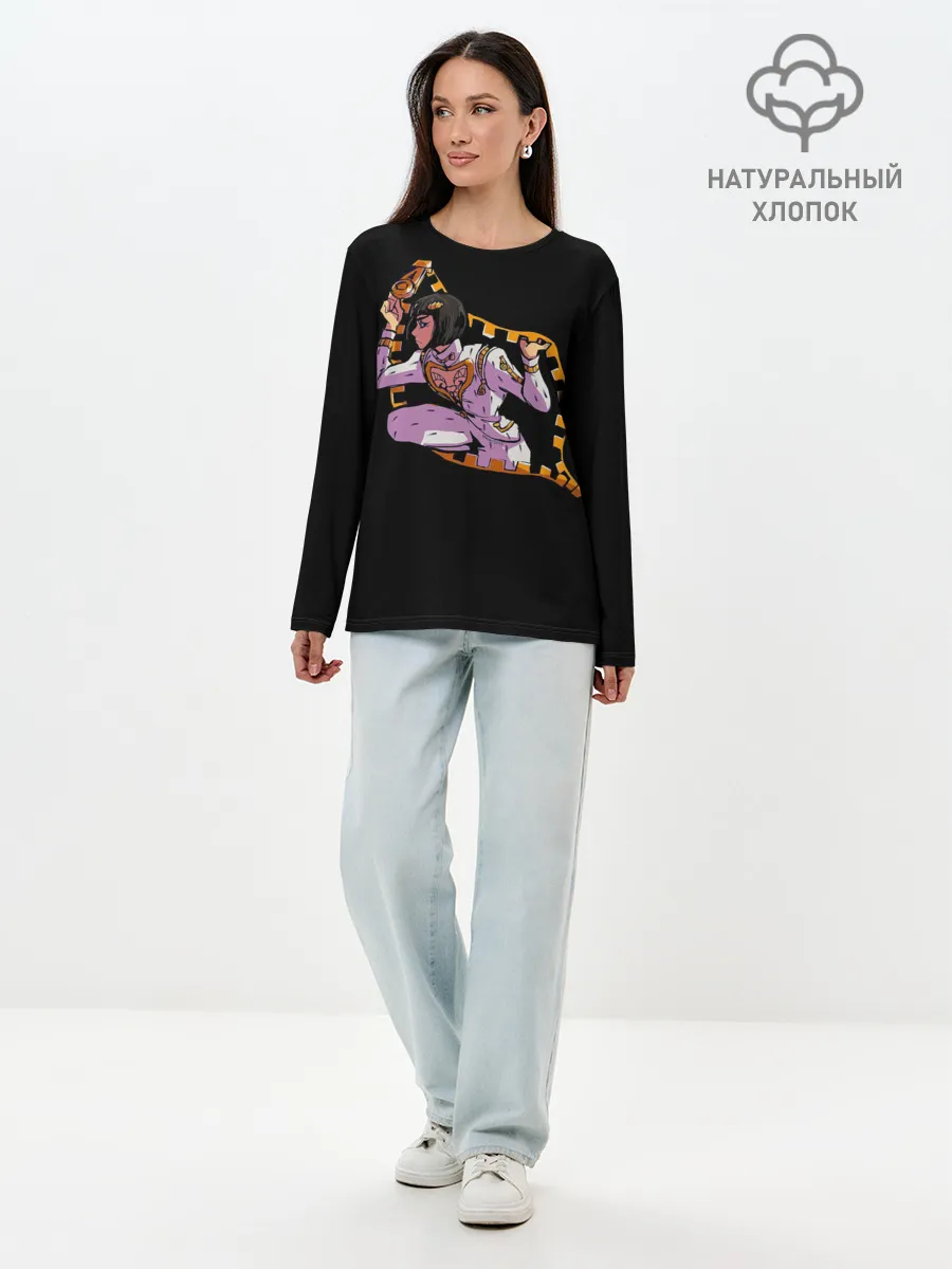 Лонгслив женский. Хлопок / JoJo Bizarre Adventure