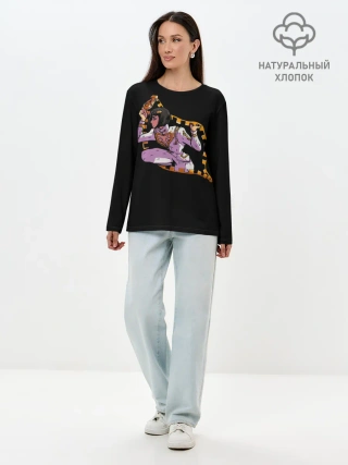 Лонгслив женский. Хлопок / JoJo Bizarre Adventure