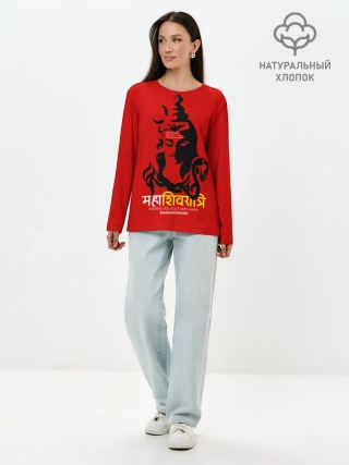 Лонгслив женский. Хлопок / Шива