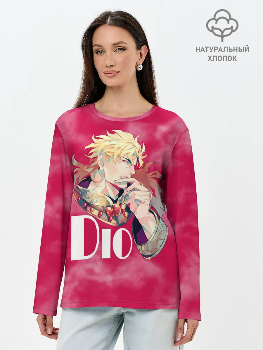 Лонгслив женский. Хлопок / JoJo Bizarre Adventure