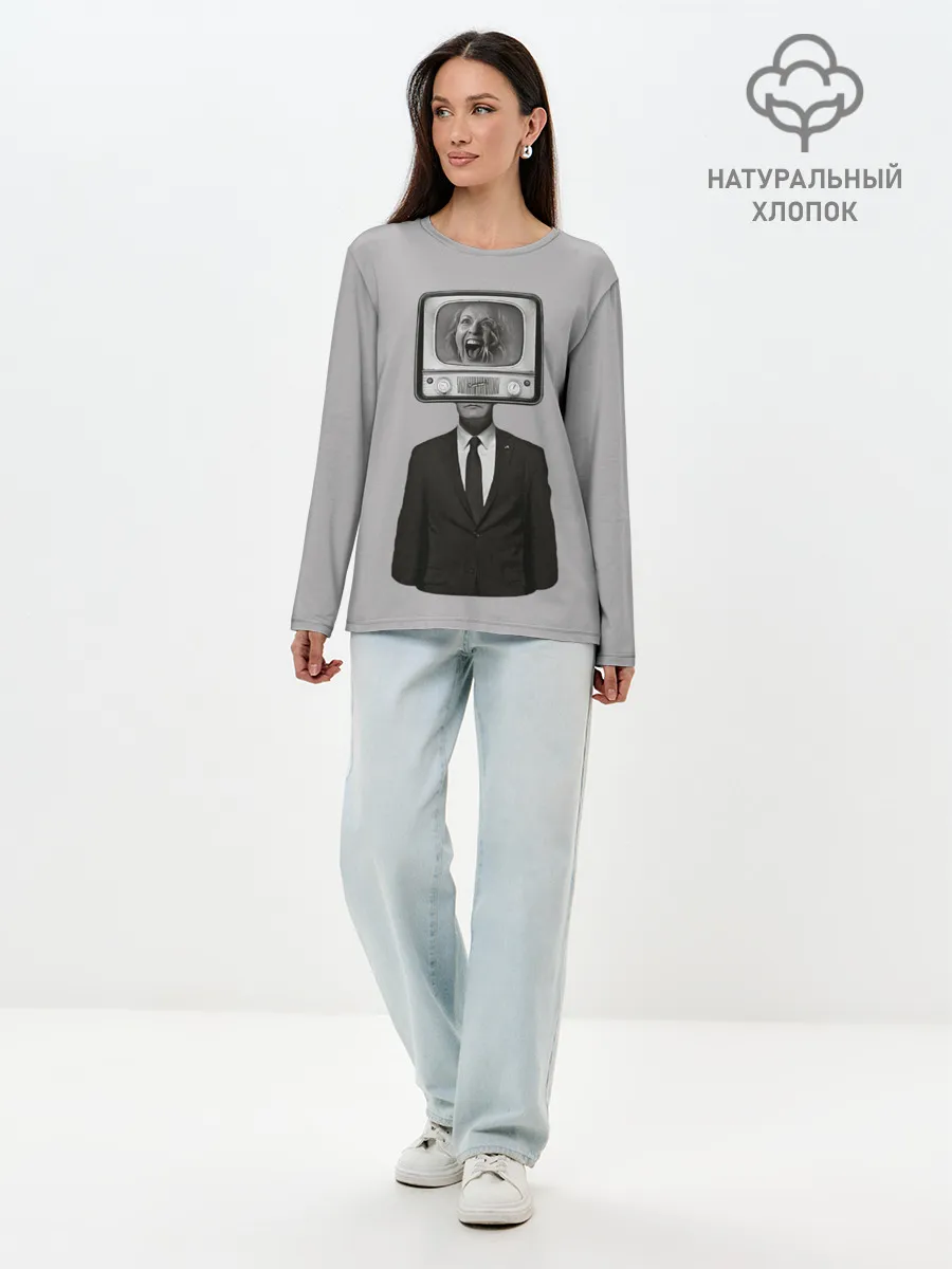 Лонгслив женский. Хлопок / Twin Peaks