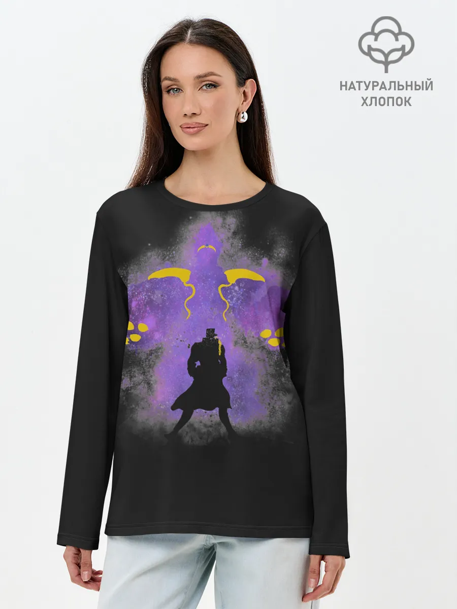 Лонгслив женский. Хлопок / JoJo Bizarre Adventure