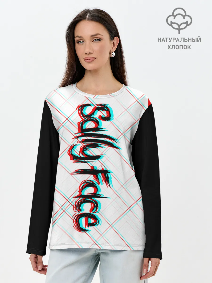 Лонгслив женский. Хлопок / SALLY FACE.