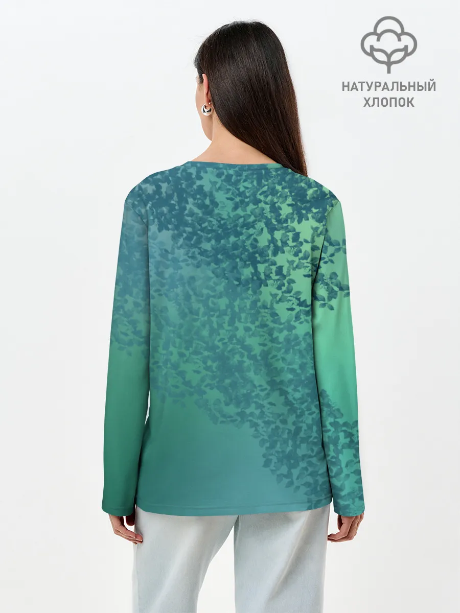 Лонгслив женский. Хлопок / Мир! Труд! Май! Ульяна!