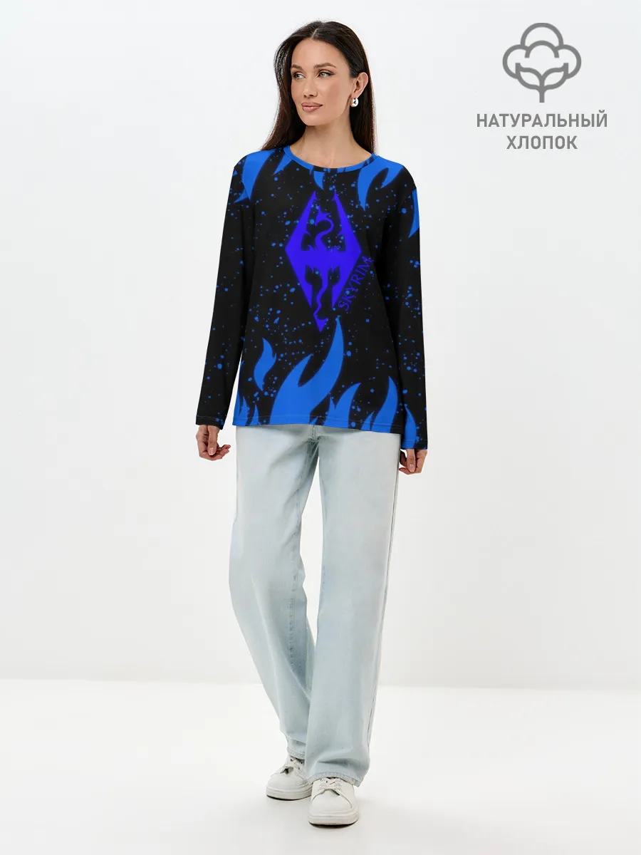 Лонгслив женский. Хлопок / SKYRIM