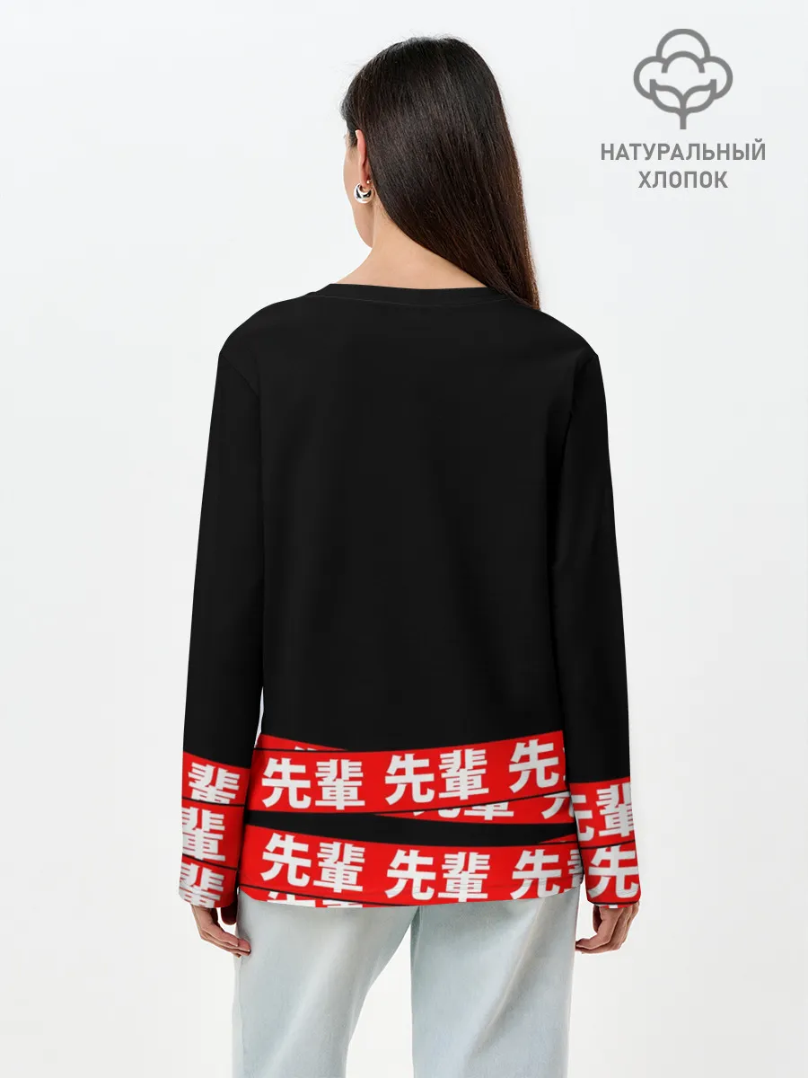 Лонгслив женский. Хлопок / Anime