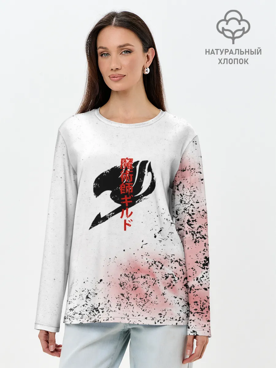 Лонгслив женский. Хлопок / Fairy Tale logo