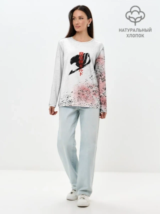 Лонгслив женский. Хлопок / Fairy Tale logo