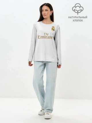 Лонгслив женский. Хлопок / Modric home 19-20