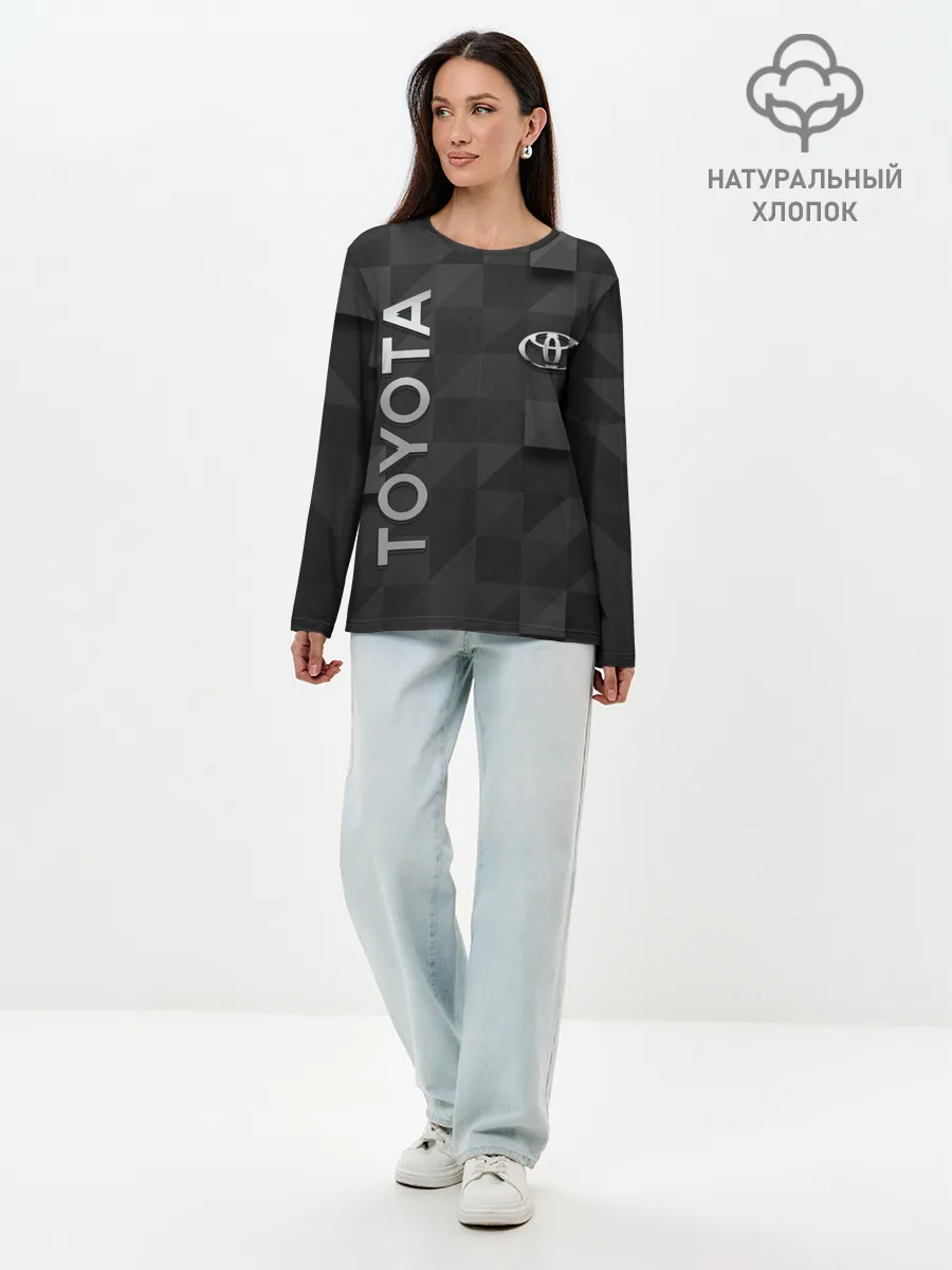 Лонгслив женский. Хлопок / Toyota