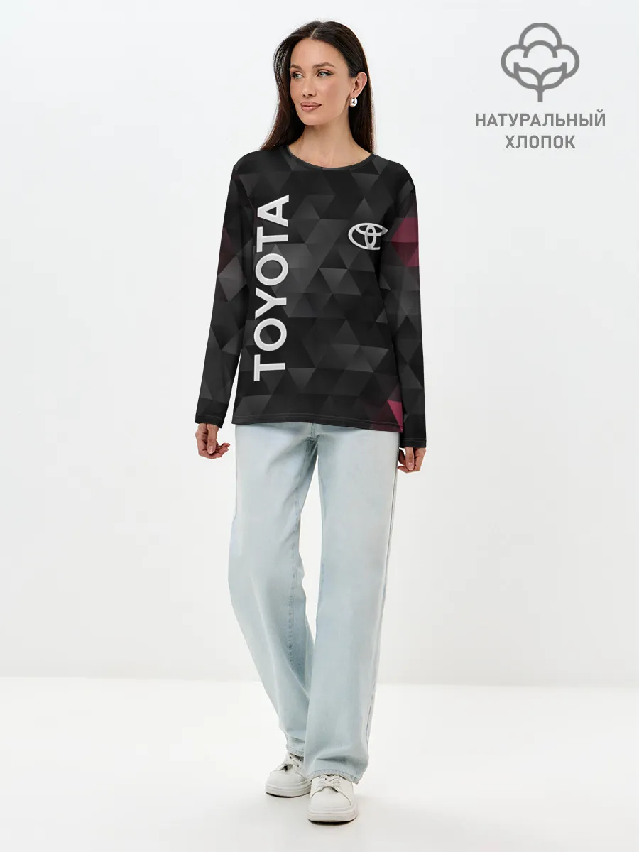 Лонгслив женский. Хлопок / Toyota