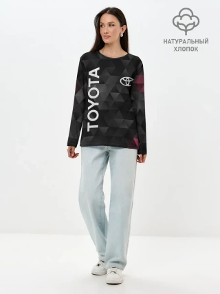 Лонгслив женский. Хлопок / Toyota