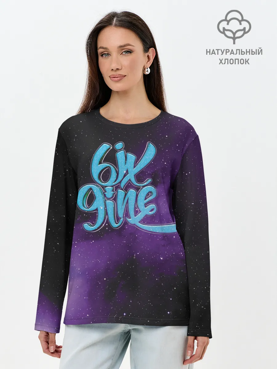 Лонгслив женский. Хлопок / Space 69