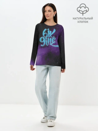 Лонгслив женский. Хлопок / Space 69