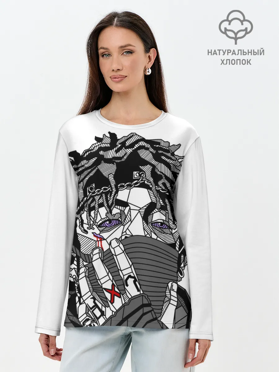 Лонгслив женский. Хлопок / Scarlxrd