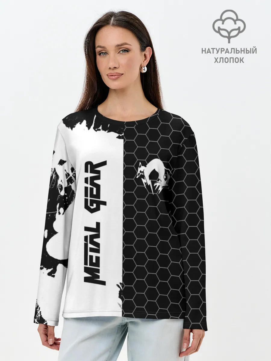 Лонгслив женский. Хлопок / METAL GEAR SOLID