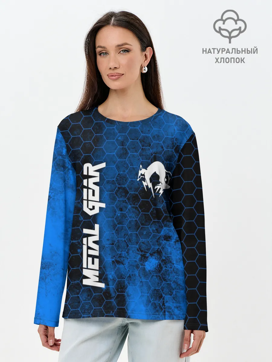 Лонгслив женский. Хлопок / METAL GEAR SOLID