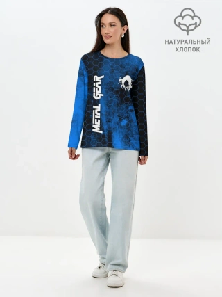 Лонгслив женский. Хлопок / METAL GEAR SOLID