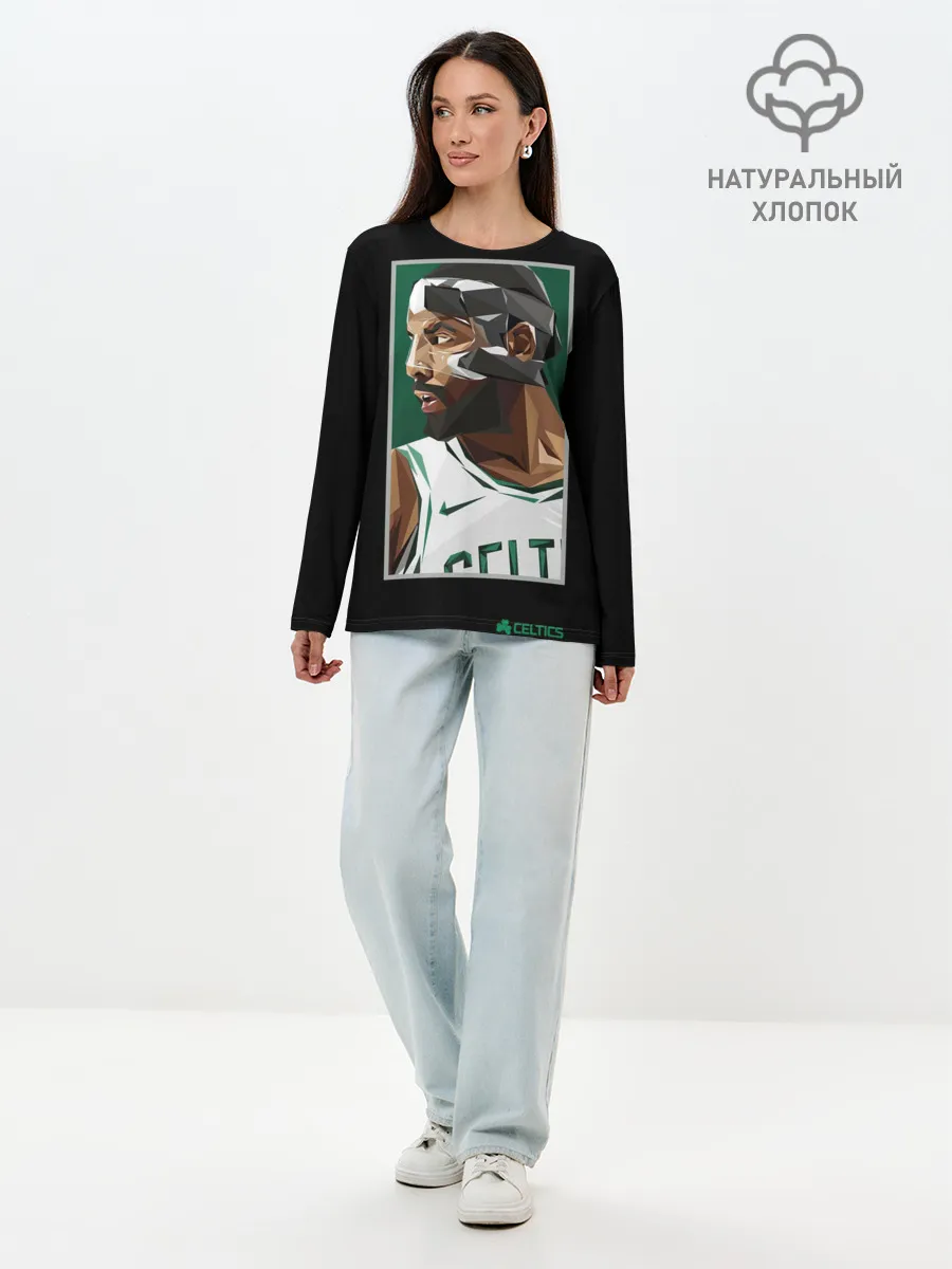Лонгслив женский. Хлопок / Кайри Ирвинг
