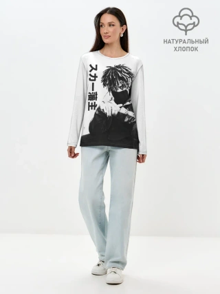 Лонгслив женский. Хлопок / Scarlxrd