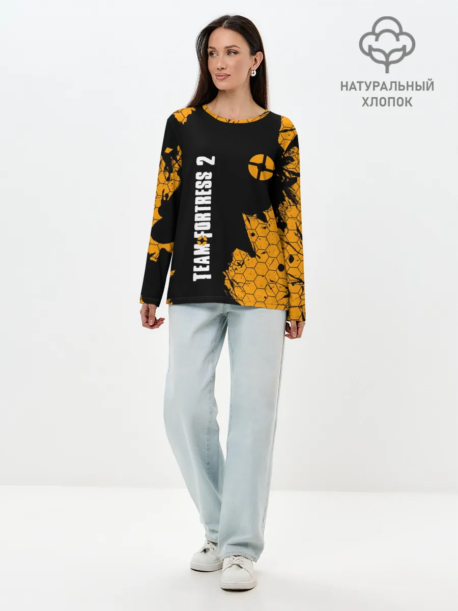 Лонгслив женский. Хлопок / TEAM FORTRESS 2