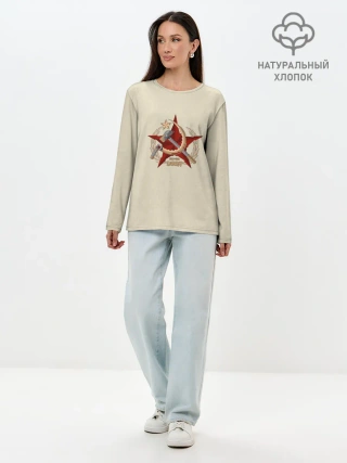 Лонгслив женский. Хлопок / USSR 1922 - 1991