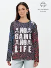 Лонгслив женский. Хлопок / No Game No Life