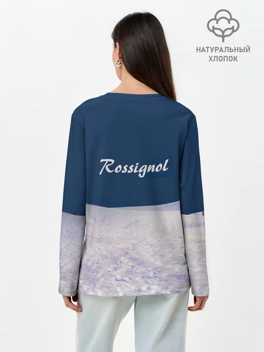 Лонгслив женский. Хлопок / Rossignol