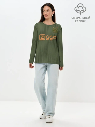 Лонгслив женский. Хлопок / Ajax away 19-20