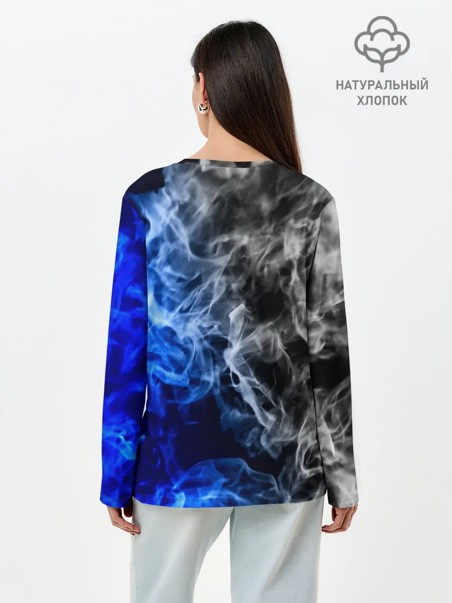 Лонгслив женский. Хлопок / БИТВА ОГНЕЙ