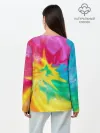 Лонгслив женский. Хлопок / Tie-Dye