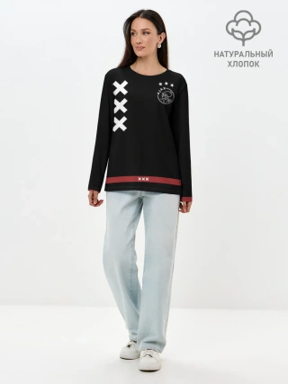 Лонгслив женский. Хлопок / Ajax Amsterdam