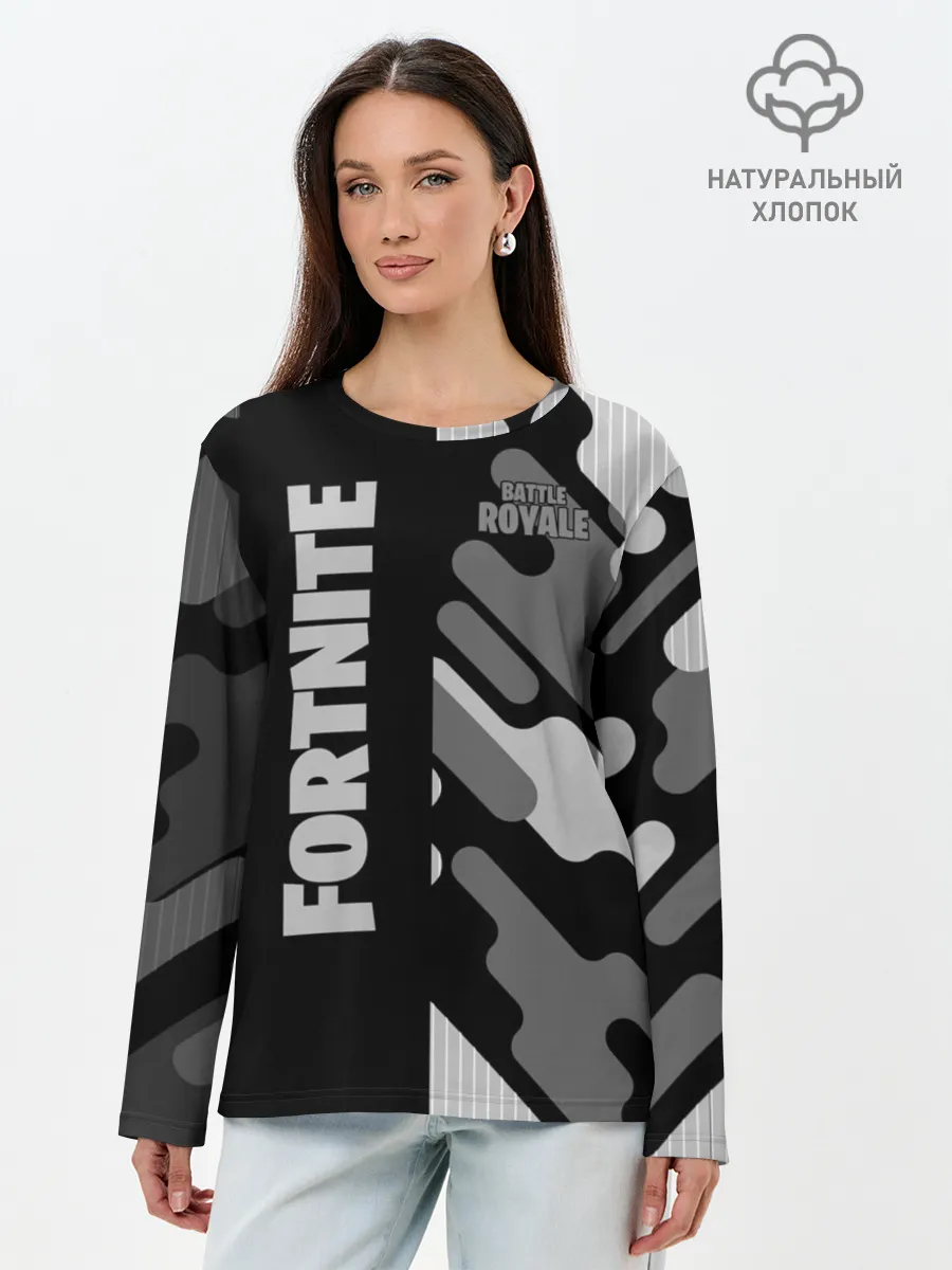 Лонгслив женский. Хлопок / Fortnite Battle Royale
