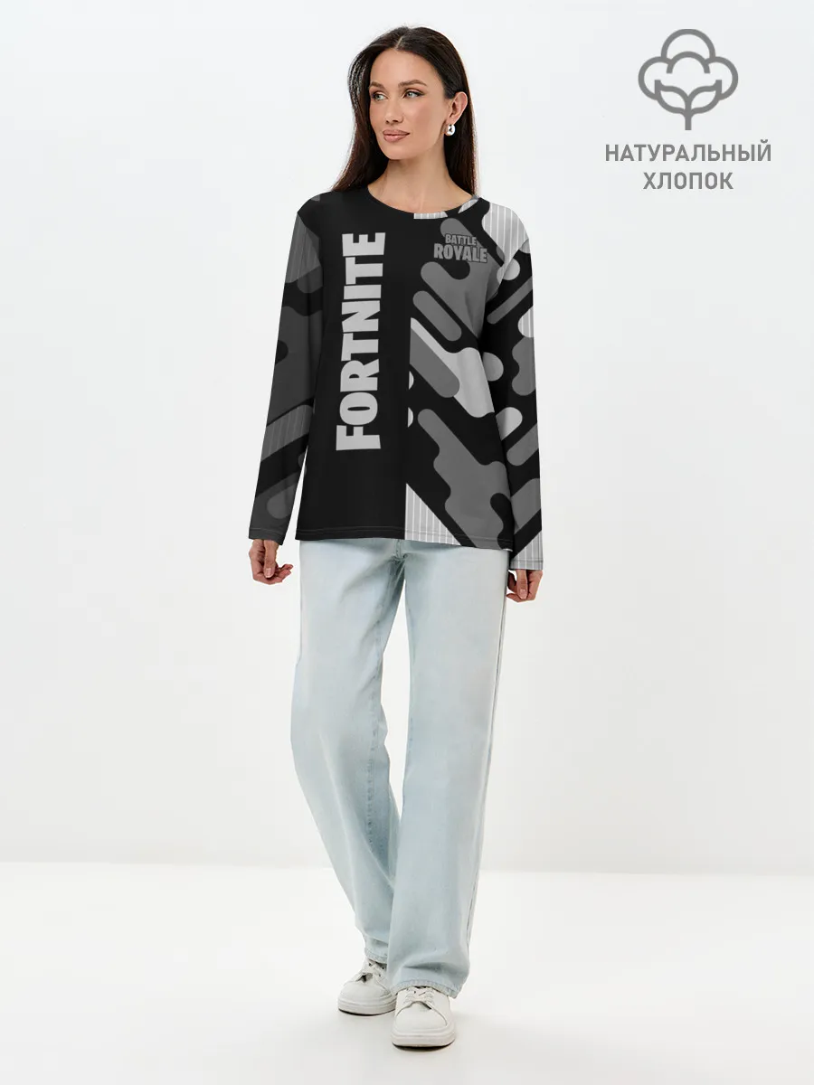 Лонгслив женский. Хлопок / Fortnite Battle Royale