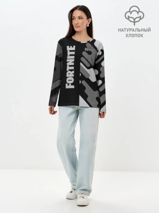Лонгслив женский. Хлопок / Fortnite Battle Royale