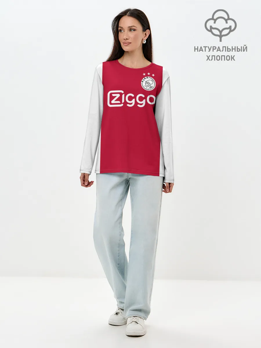 Лонгслив женский. Хлопок / Тадич 19-20 home