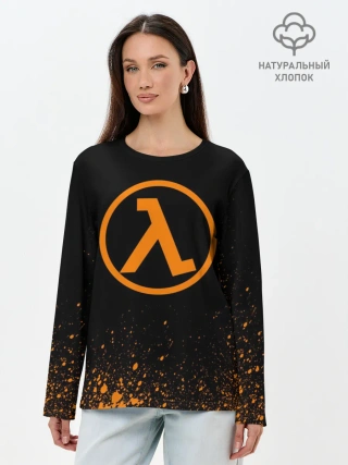 Лонгслив женский. Хлопок / HALF LIFE