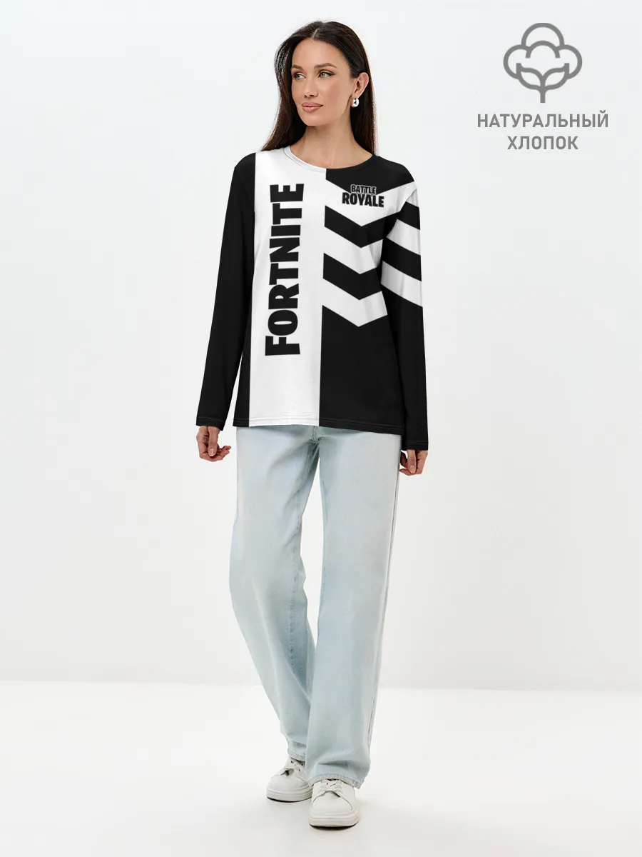 Лонгслив женский. Хлопок / Fortnite Battle Royale